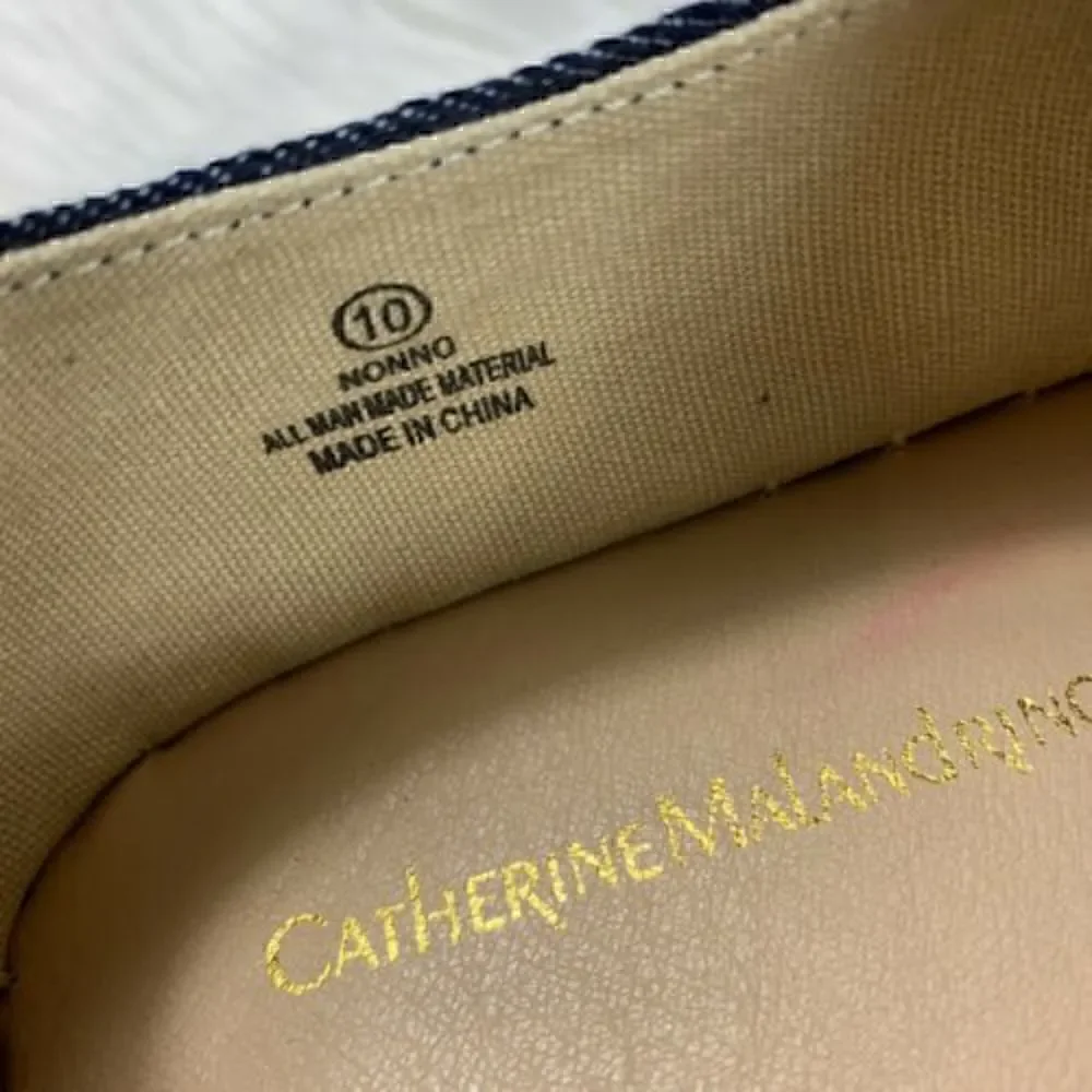NEW Catherine Malandrino Espadrille Nonno Blue 10